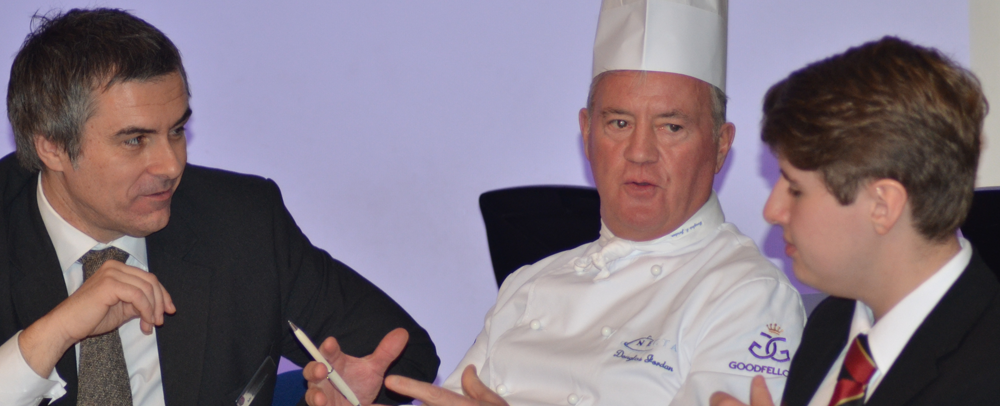 Sparklers and popping candy caught the judges’ eyes and tastebuds in a three-course cook-off for college house glory
