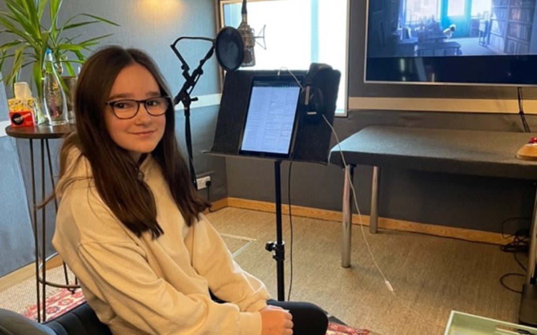 Young actor’s steps to stardom: Evie voices a main character in The Imaginary