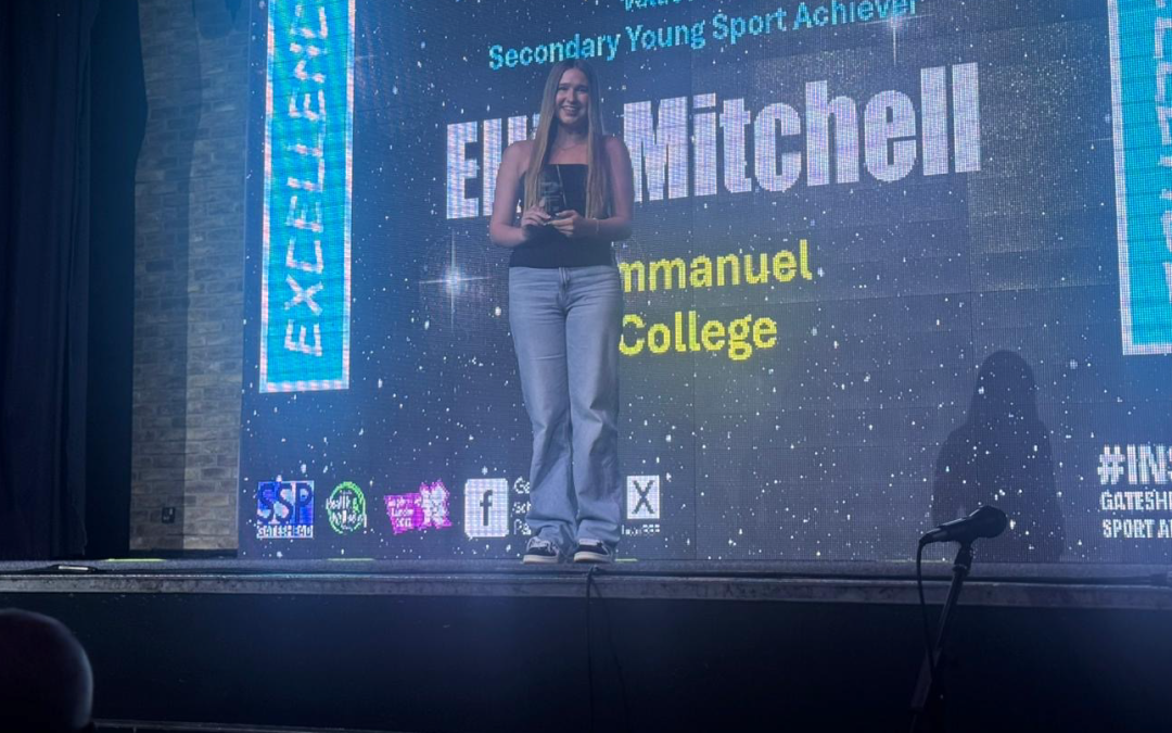 Ellie wins Gateshead Young Sports Achiever award!
